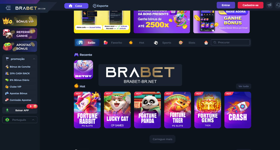 Jogos Disponíveis no Casino Brabet